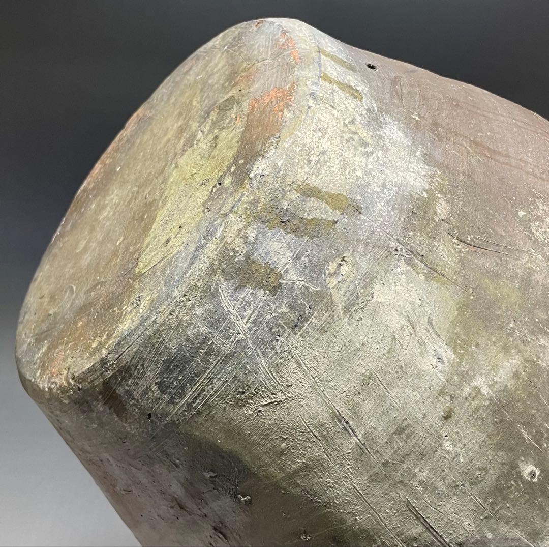 古南蛮　双耳南蛮壺　双耳壺　耳付壺　特大　43cm p3308