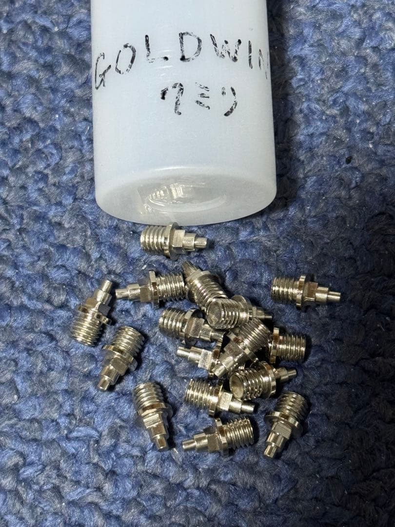 GOLDWIN カンガルー革のホワイト 陸上競技スパイク 短距離用 26.0cm