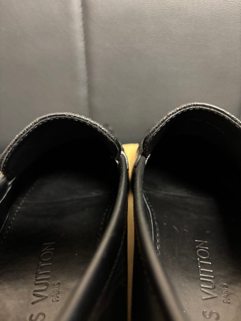 LOUIS VUITTON ルイヴィトン　ダミエローファーシューズ　24.5㎝