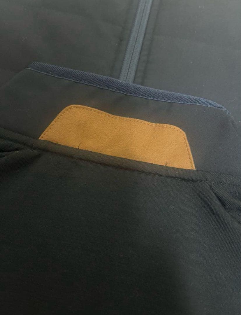 【カツオ】RLX ネイビー ジップアップベスト Mサイズ　ゴルフ