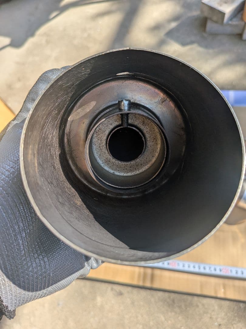 コニカルGPサイレンサーと中間パイプセット