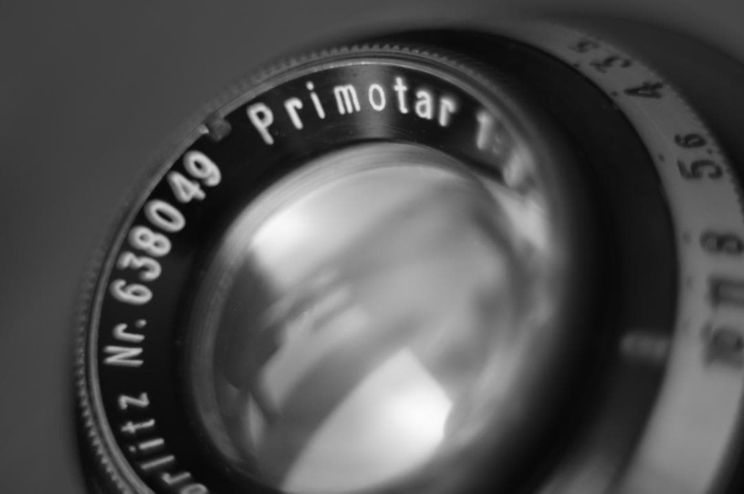 Meyer Gorlitz Primotar F3.5 75mm バブルボケ