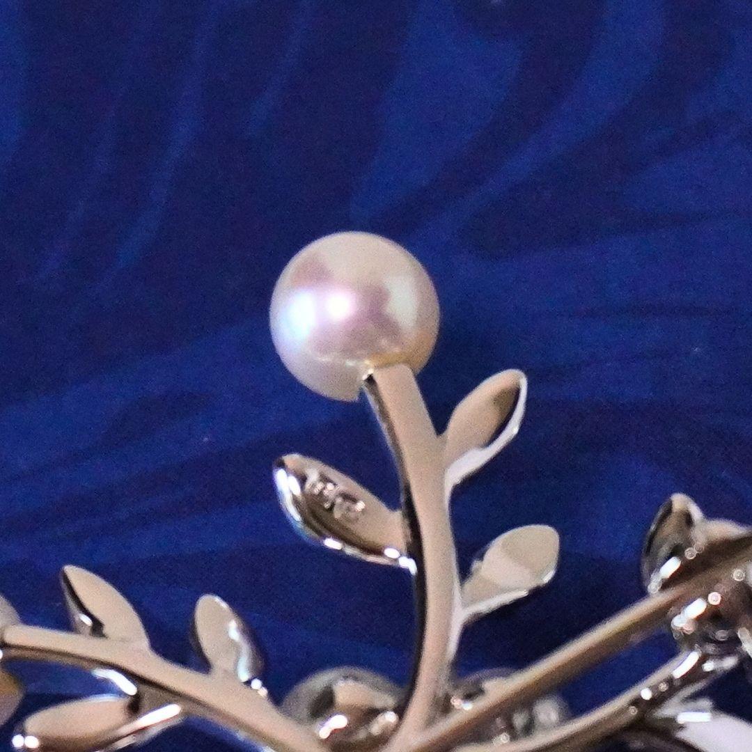 MIKIMOTO ミキモト 雪の結晶 ブローチ