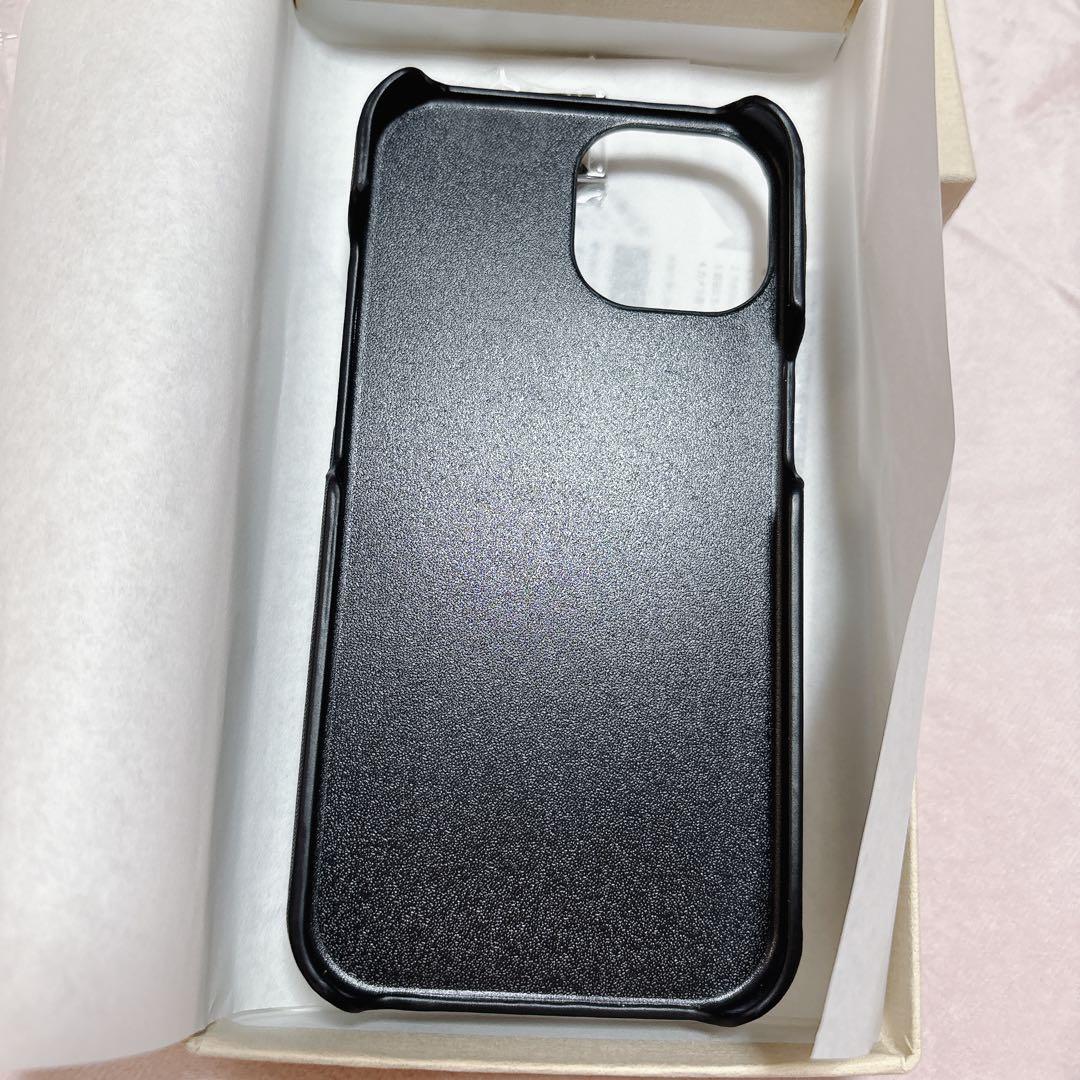 Darich ブラック iPhoneケース カードポケット付き iPhone15