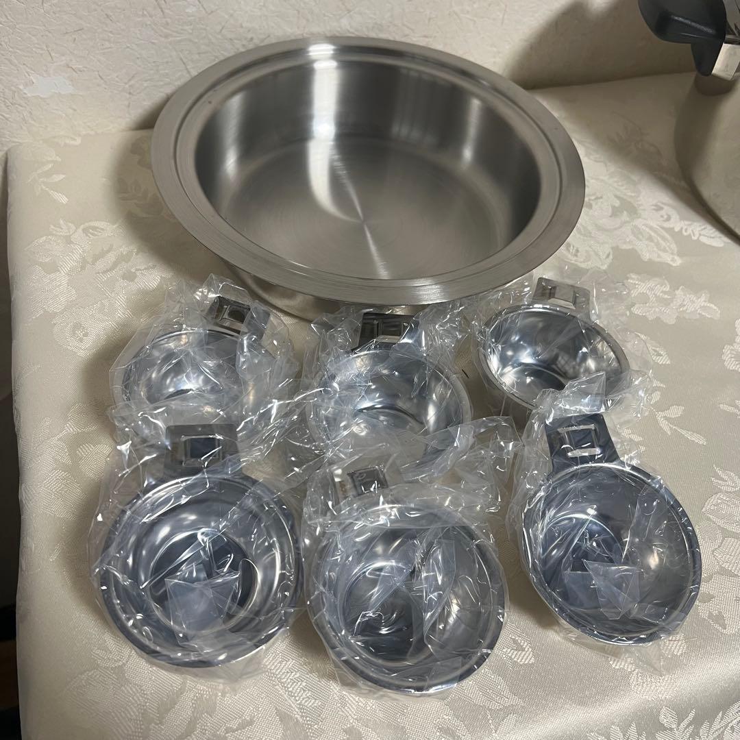 【AmwayQueen】 新品☆美品☆蒸し器☆中型鍋☆両手鍋☆片手鍋☆セット売り