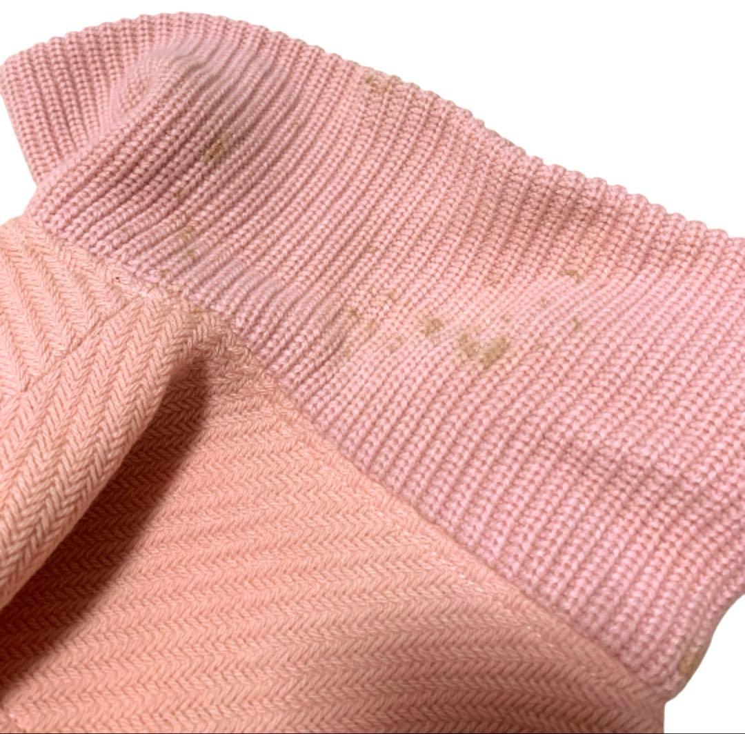 レオナール　ヘリンボーン　カシミヤ混　ニット　ジャケット　9号