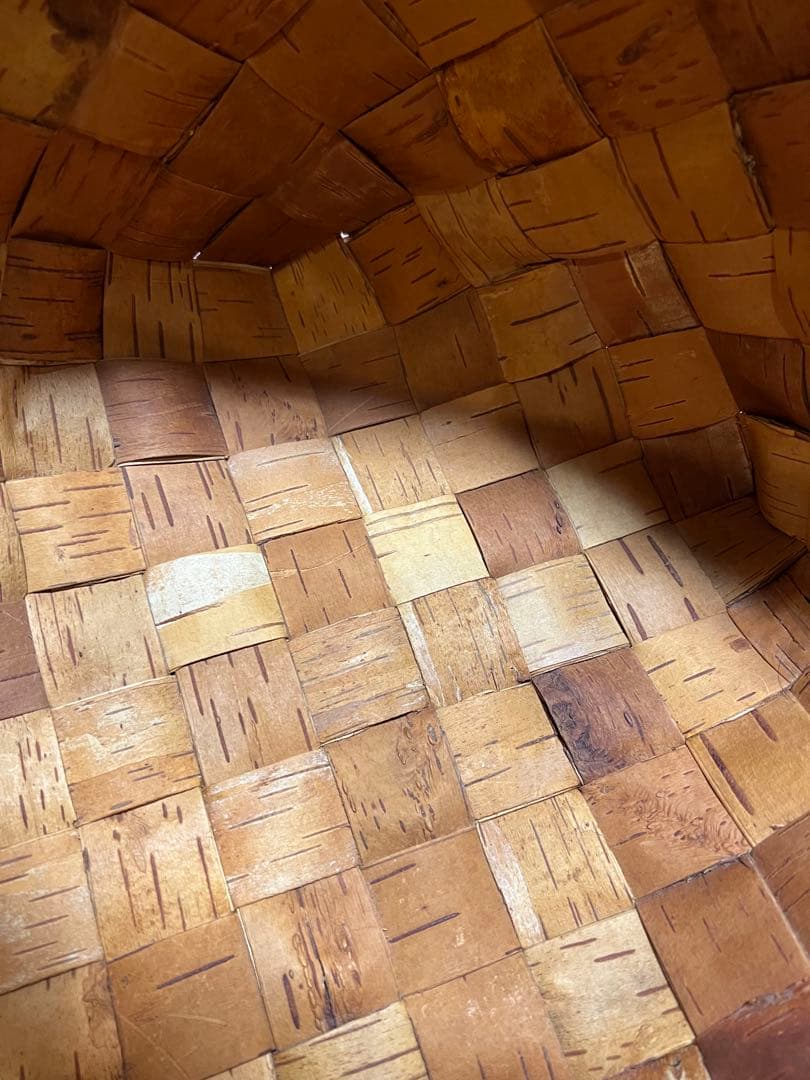 白樺　カゴ　北欧