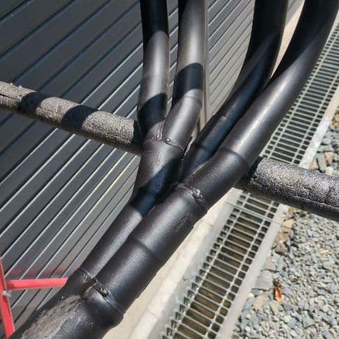 ゼファー1100 マフラー　集合管　ショート管　つや消しブラック