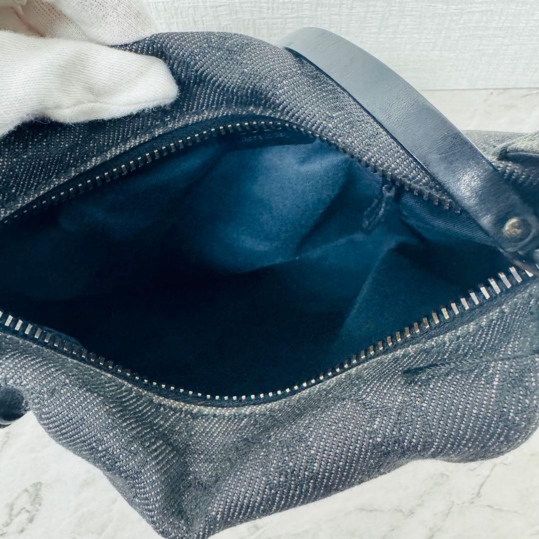 ✨GUCCI✨グッチ✨GG柄✨ダークグレー✨デニム地✨ハントバッグ✨