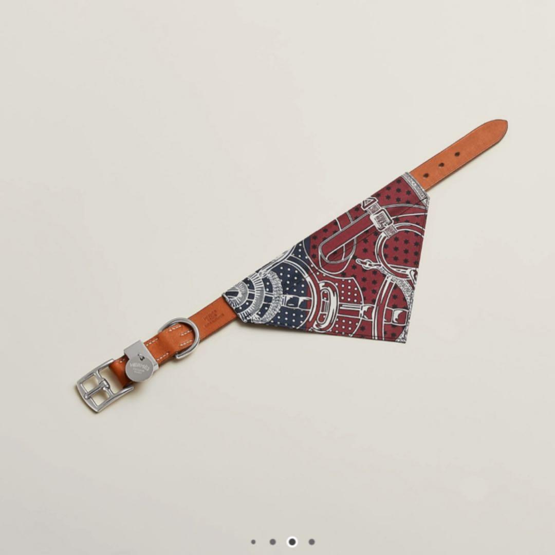 ⭐️HERMES⭐️エルメス　犬用バンダナ《エプロン•ドール》 Sサイズ