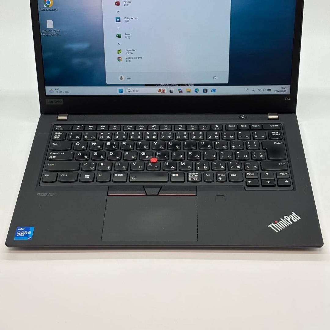Windowsノート本体 ThinkPad T14 Gen 2i Core i7 1185G7 1