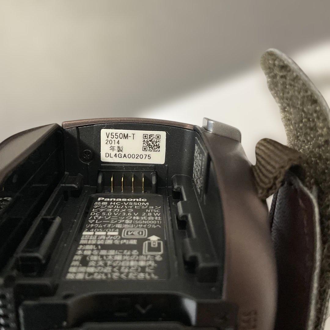 885　Panasonic ビデオカメラ HC-V550M VW VBT380
