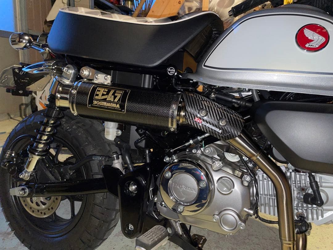 ヨシムラマフラー＆カーボンヒートガードセット モンキー125