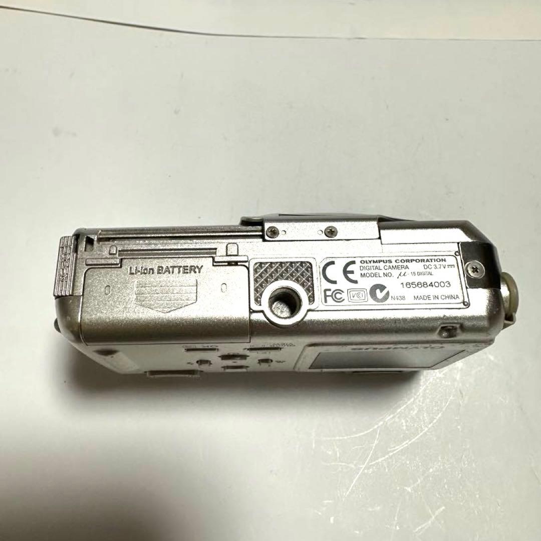 OLYMPUS μ15 デジタルカメラ　シルバー