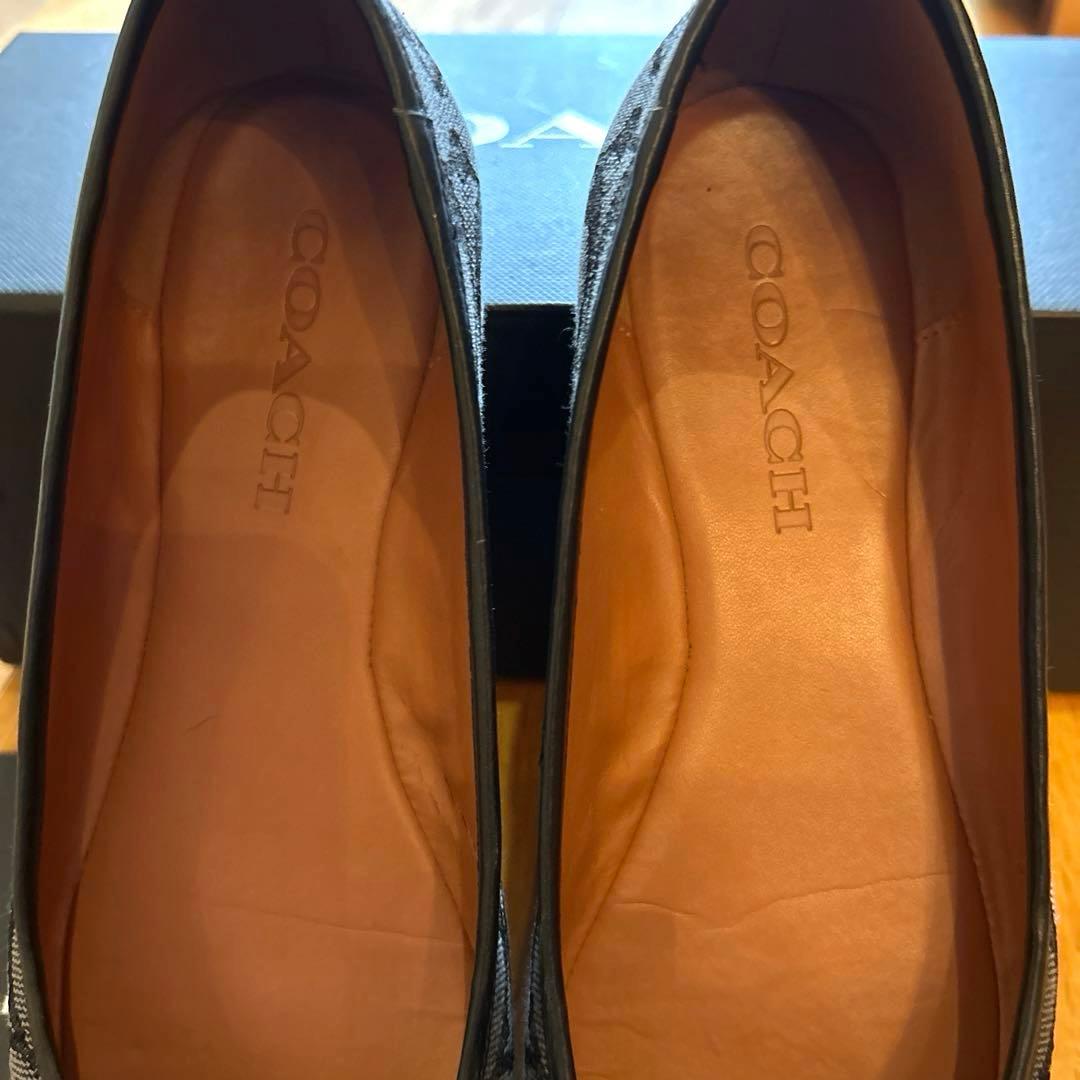 ゆりちんです。COACH フラットシューズ ブラック