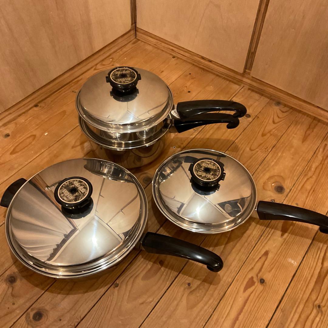 新品！高級 鍋 フライパン シール オ マティック USA ステンレス 無水鍋