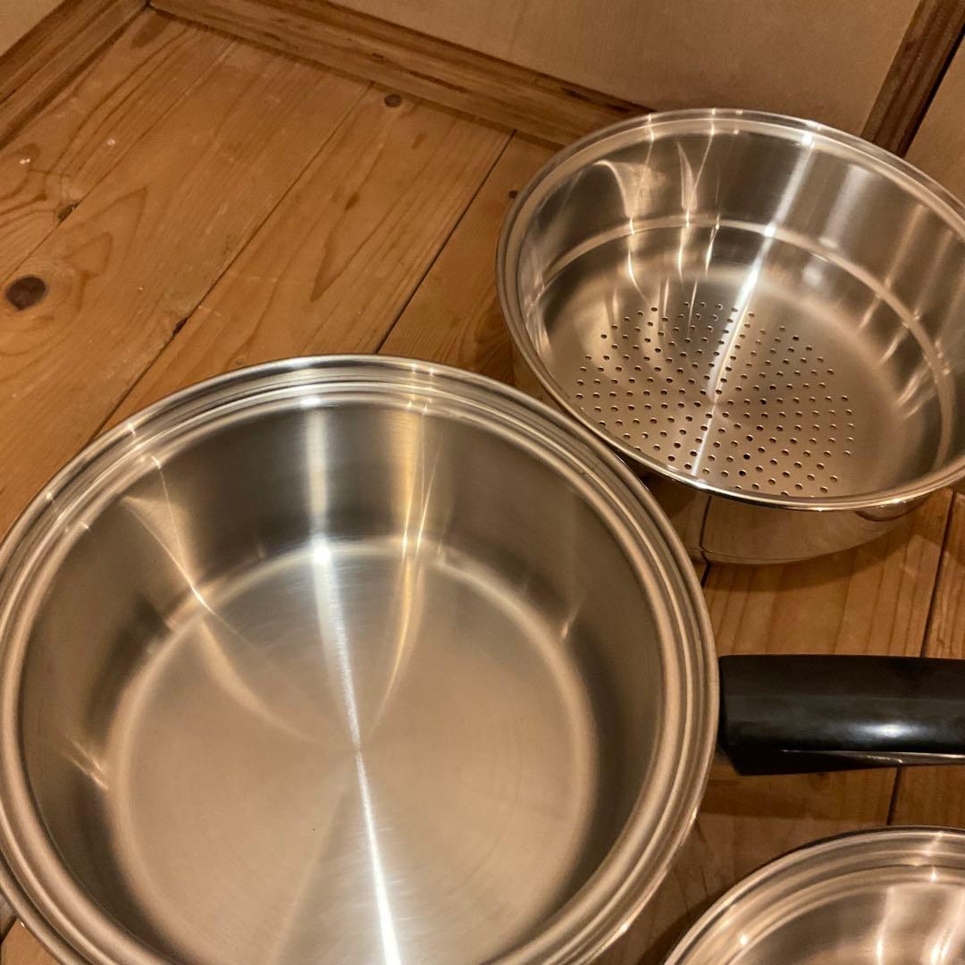 新品！高級 鍋 フライパン シール オ マティック USA ステンレス 無水鍋