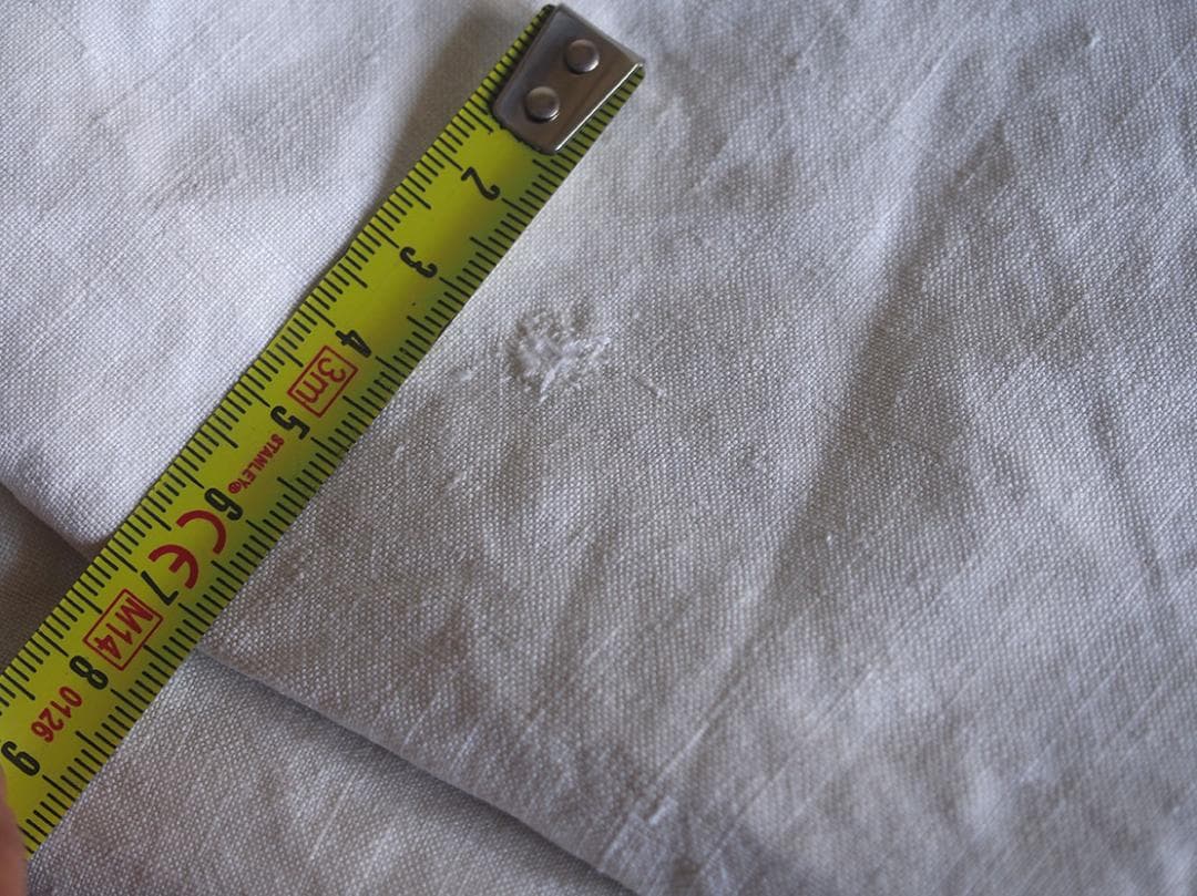 ニードルレースとクロス刺繍 シーツ ベッドリネンン ホワイトリネン/K167