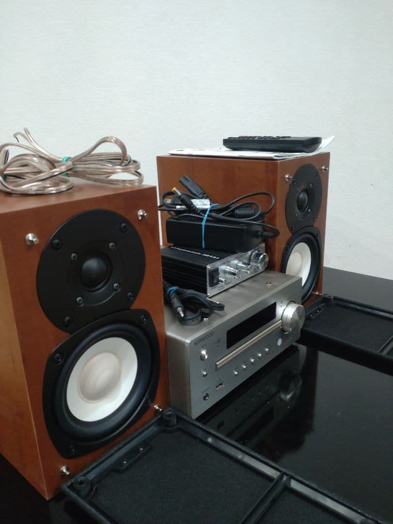 【状態良し】KENWOOD コンポ K515 2020年製 アンプ付き ゴールド