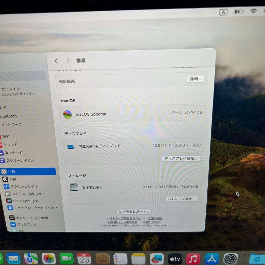 Apple MacBook Air 2019 13インチ　16GB
