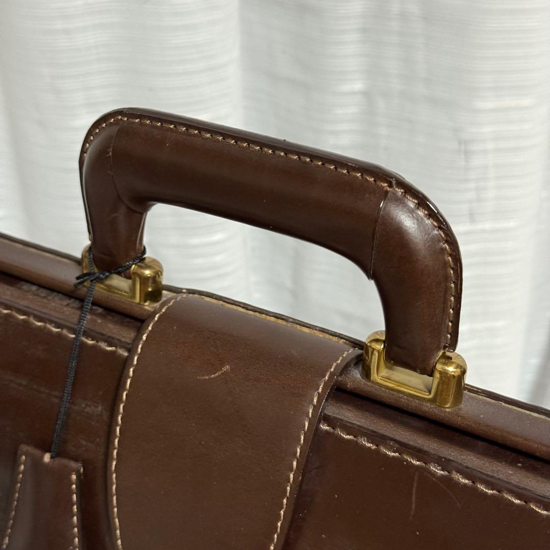 ⭐️未使用⭐️　土屋鞄　ダレスバッグ　ブライドルレザー　ブラウン　ハンドバッグ