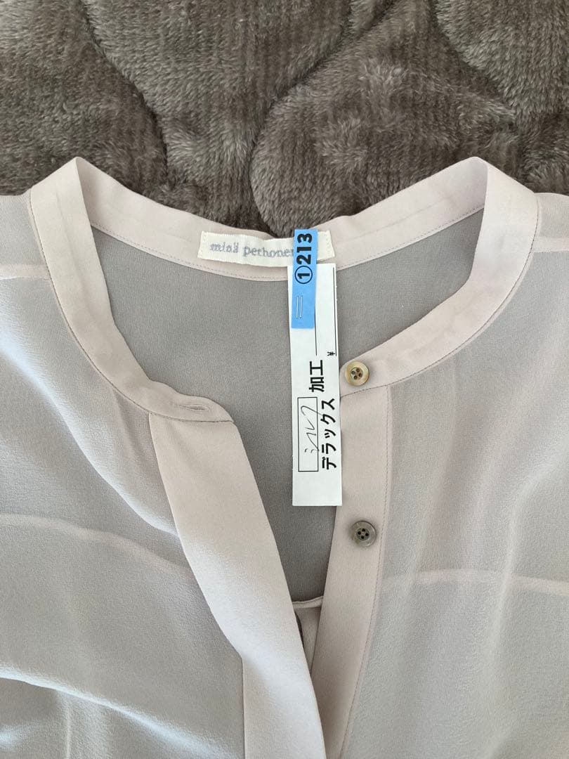 最終 美品 mina perhonen sylph シルクブラウス 40