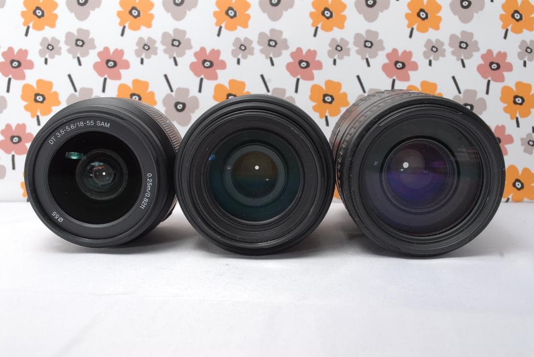 ❤即購入1000円OFF❤SONY α65❤超望遠トリプルレンズ❤超高画質❤