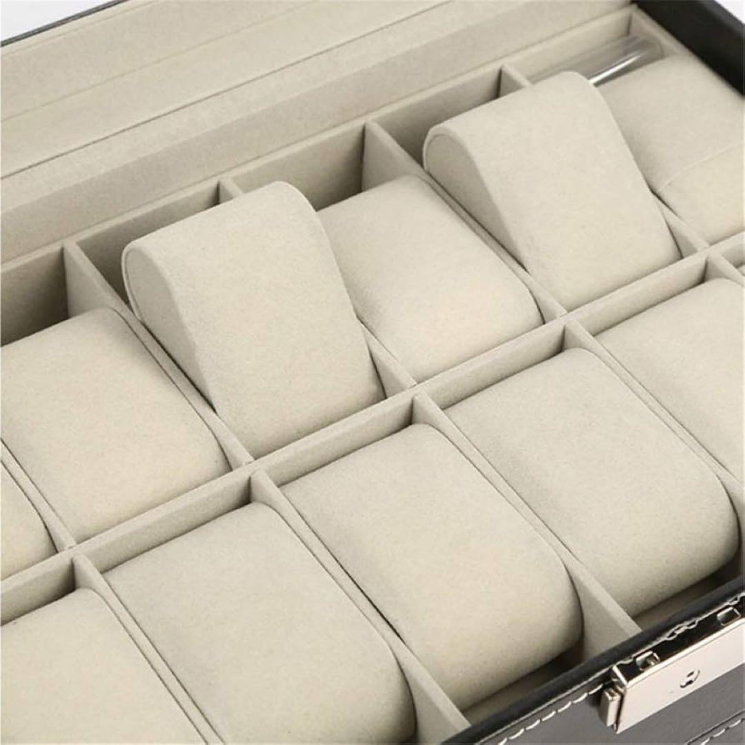 腕時計収納ケース 腕時計収納ボックス ダブル12スロットウォッチ表示ボックス