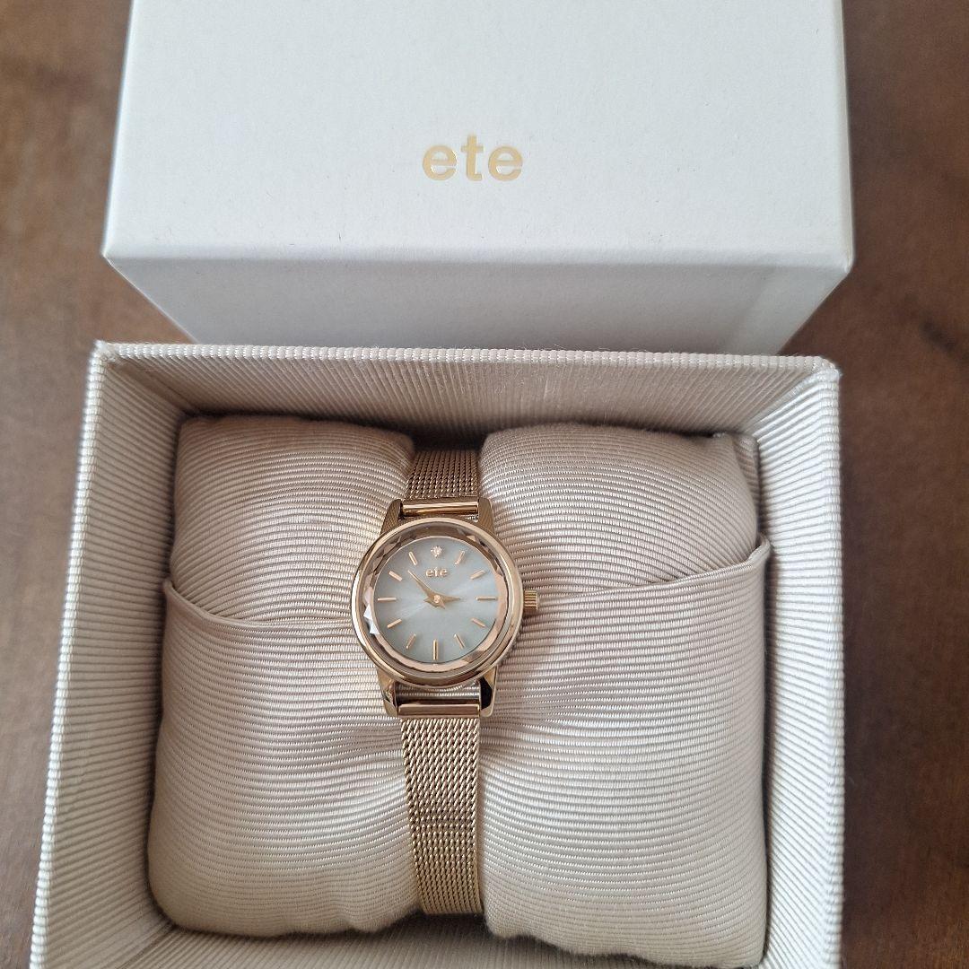 ete ソーラーウォッチ メッシュベルト