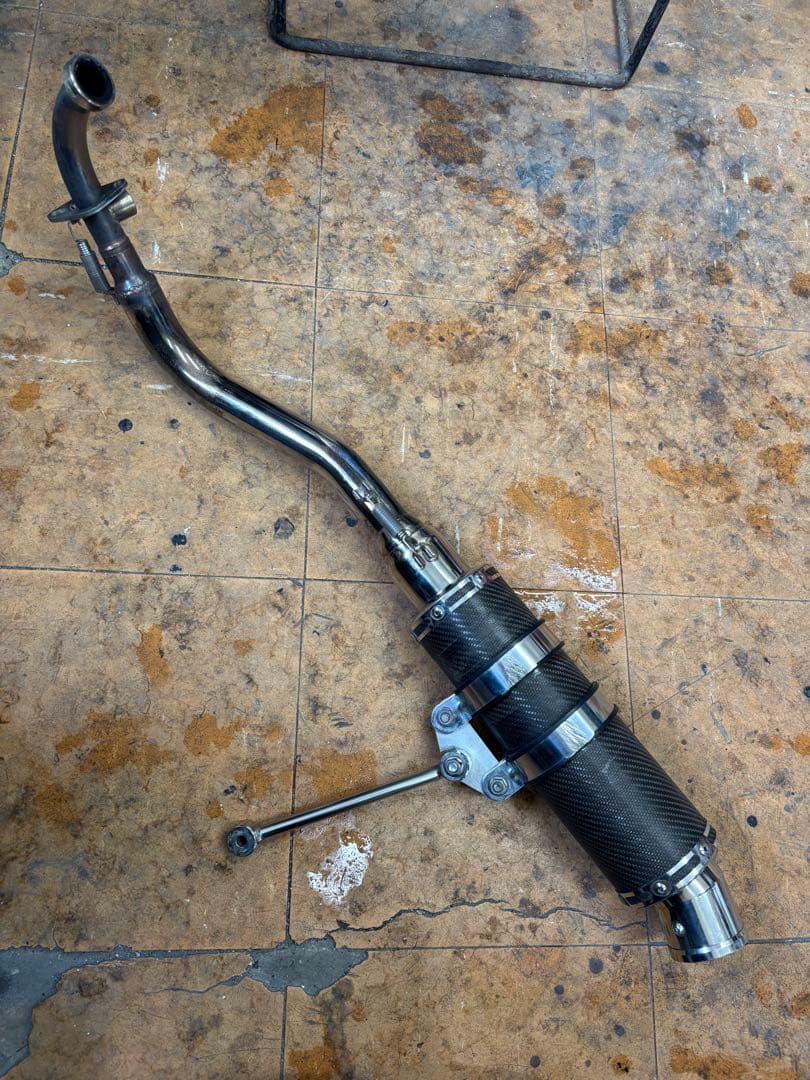 シグナスx ウインドジャマーズ、カーボンマフラー