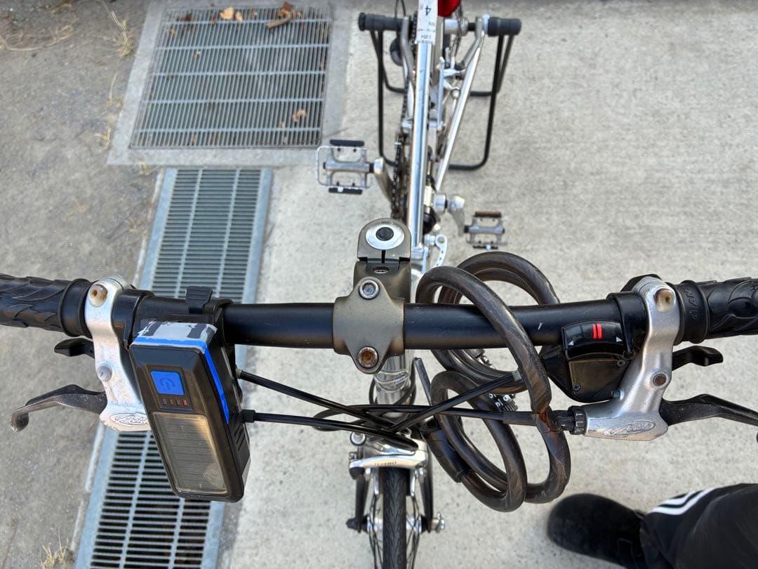 【GIANT MR4】折りたたみ 自転車 24インチ シルバータイヤ交換済