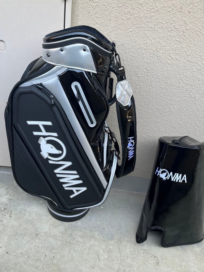 超美品！HONMA 　ホンマキャディバッグ CB12303 ブラック　2023年
