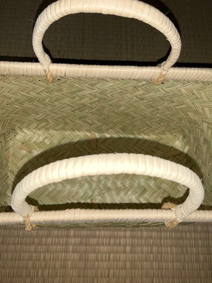 鳥越竹細工　市場かご　エコバッグ　ミニサイズ　一尺　新品　●特選●