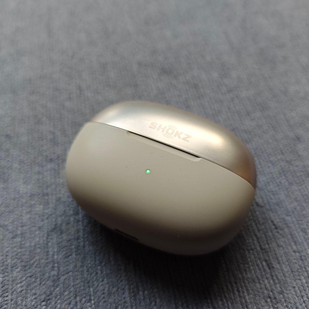 【最終値下げ】Shokz OpenDots ONE 充電ケース　グレー シルバー