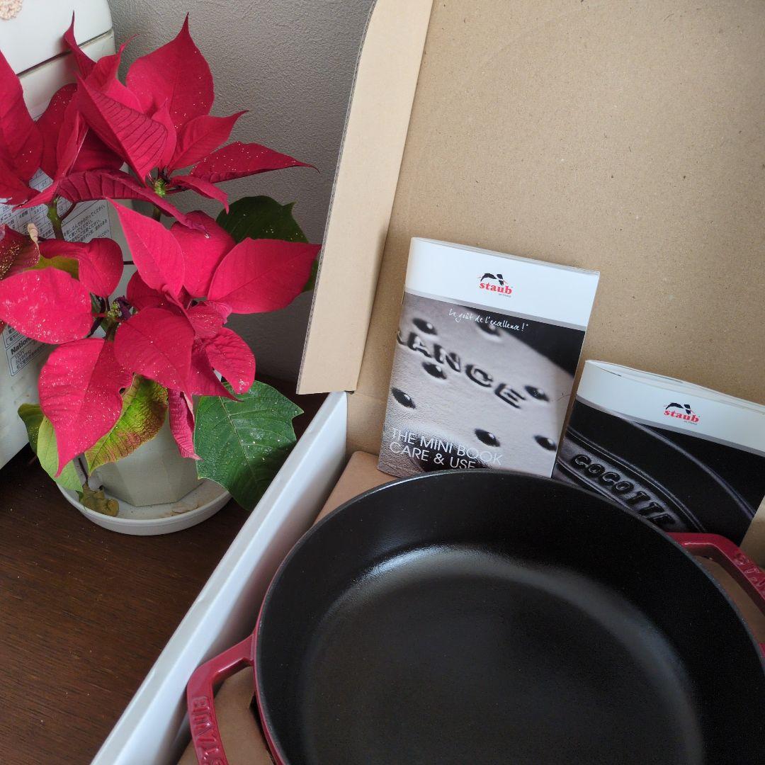 【公式ストア購入】STAUB ブレイザー ソテーパン 24cm チェリー 赤