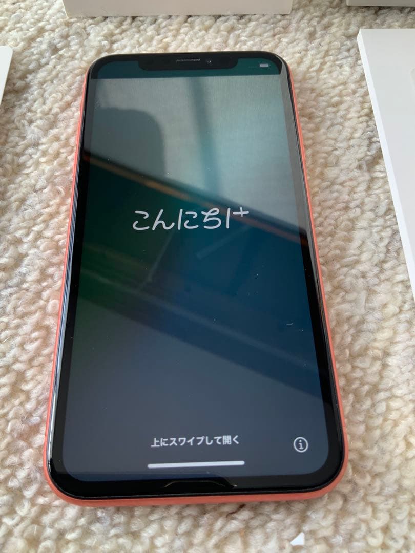 Apple iPhoneXR 10rレッド 128GB バッテリー９０%付属品付