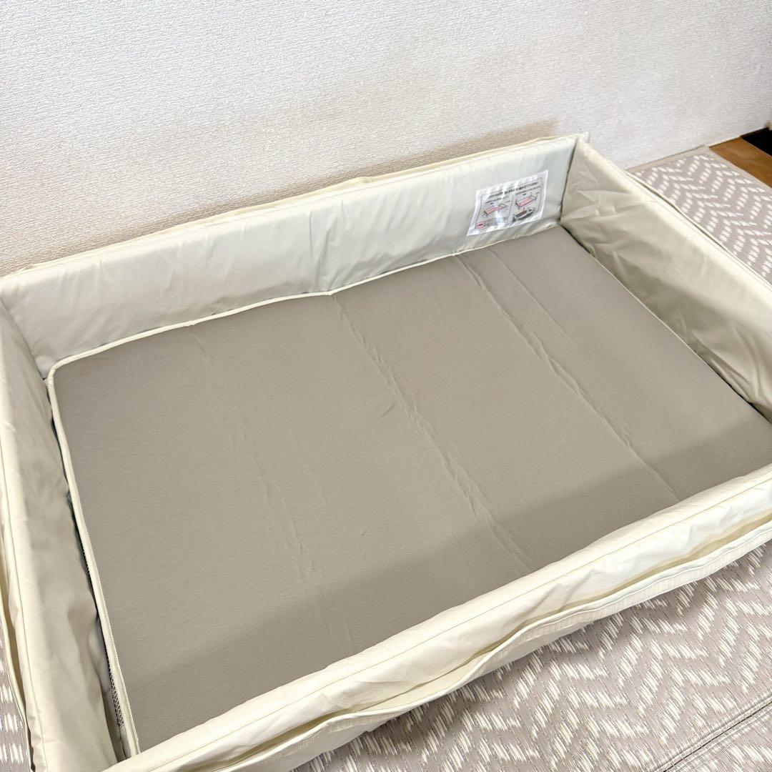 【極美品・付属品完備】アップリカ ココネルエアープラスAB ホワイトベージュ