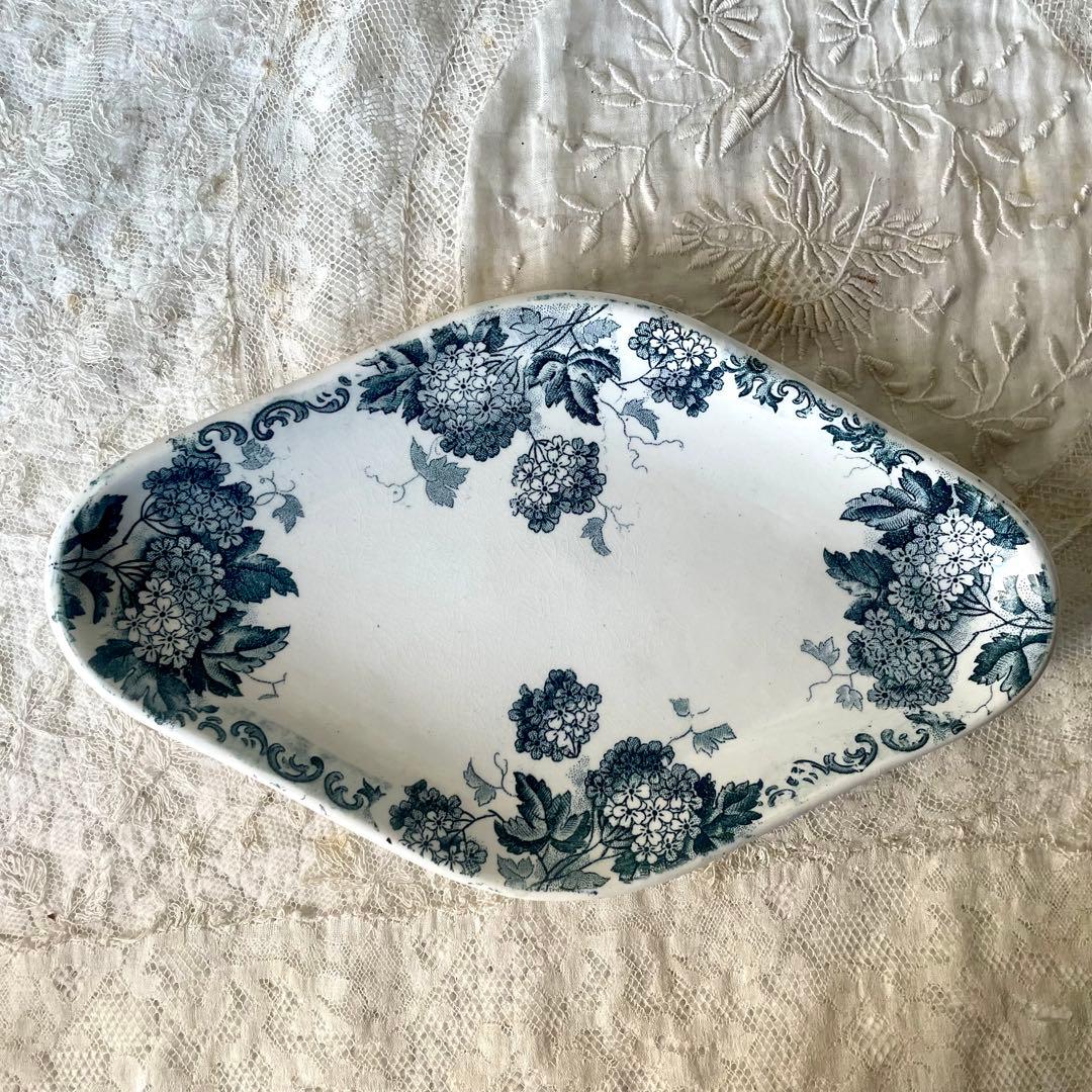 【美品】サンタマン　ブールドネージュ　ラヴィエ　フランスアンティーク　紫陽花