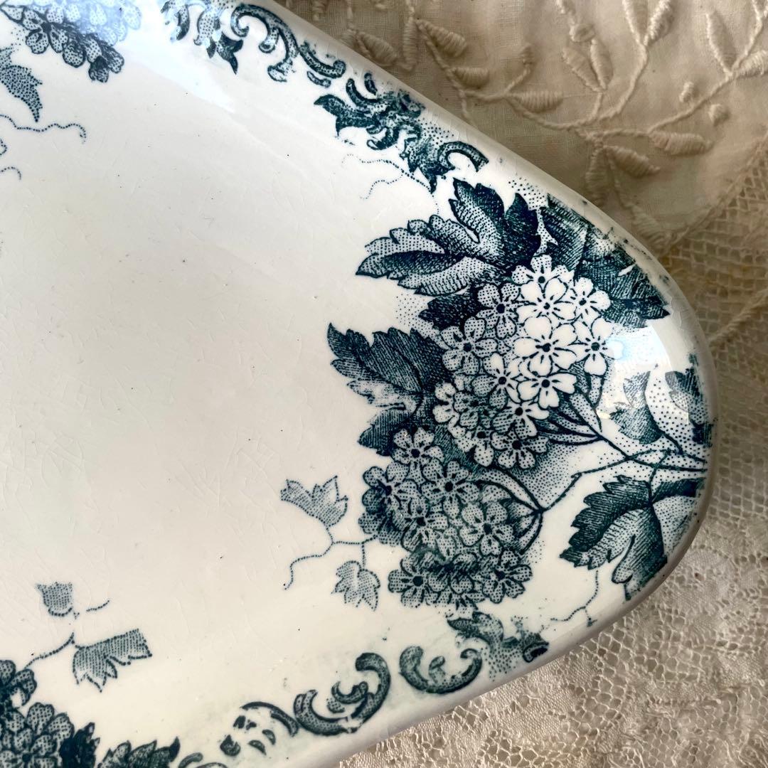 【美品】サンタマン　ブールドネージュ　ラヴィエ　フランスアンティーク　紫陽花