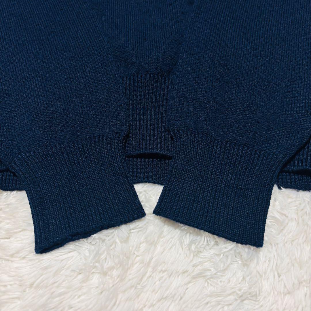 90's イヴ サンローラン カサンドラロゴ YSLロゴ ニット セーター M