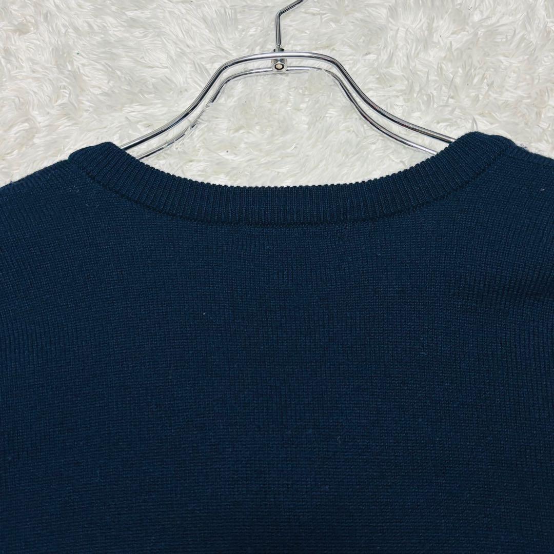 90's イヴ サンローラン カサンドラロゴ YSLロゴ ニット セーター M