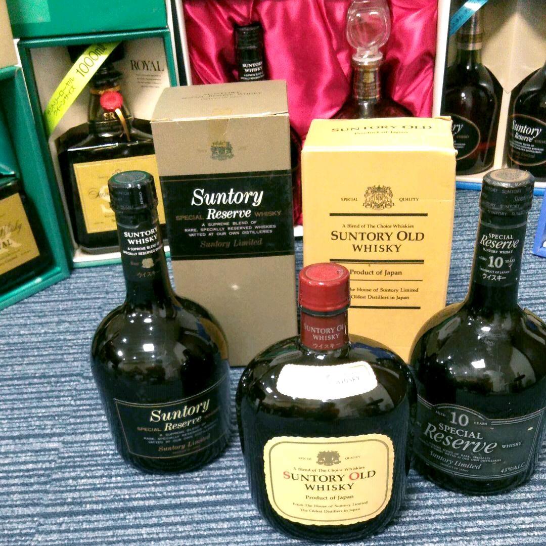 【値下げ】サントリーウイスキー12本セット SRラベルローヤル