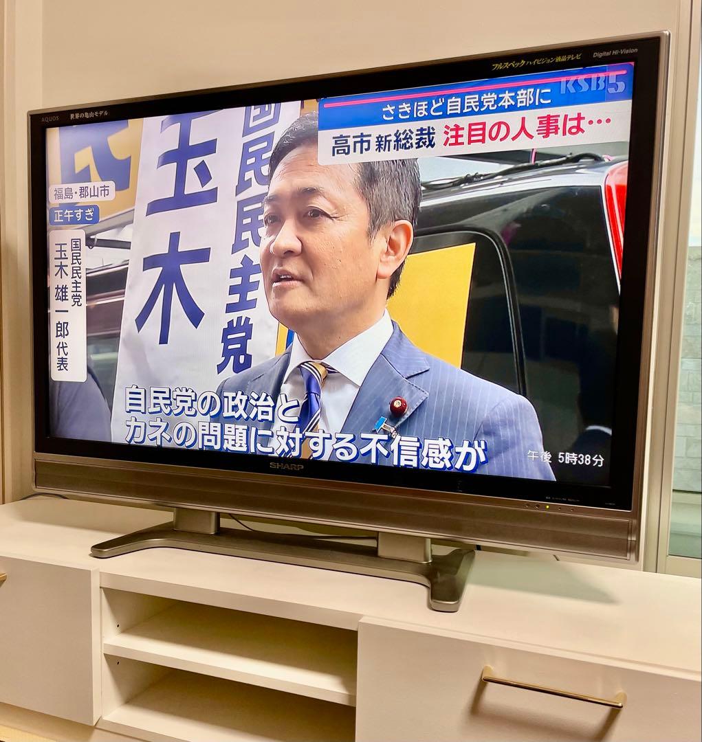 液晶テレビ　SHARP AQUOS 世界の亀山モデル