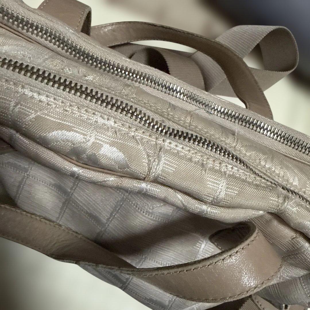 CHANEL ニュートラベルライン 2ｗａｙ ベージュ ショルダーバッグ