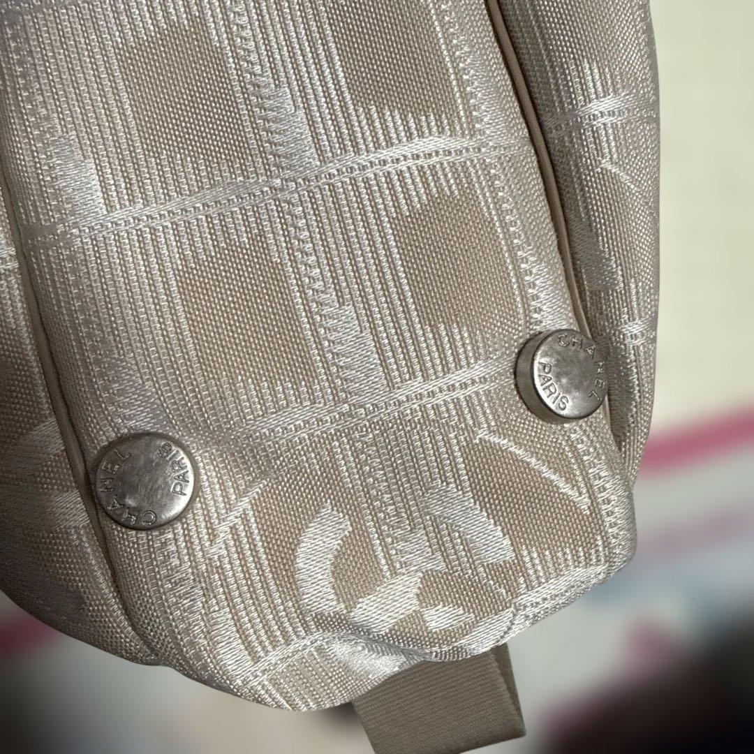 CHANEL ニュートラベルライン 2ｗａｙ ベージュ ショルダーバッグ