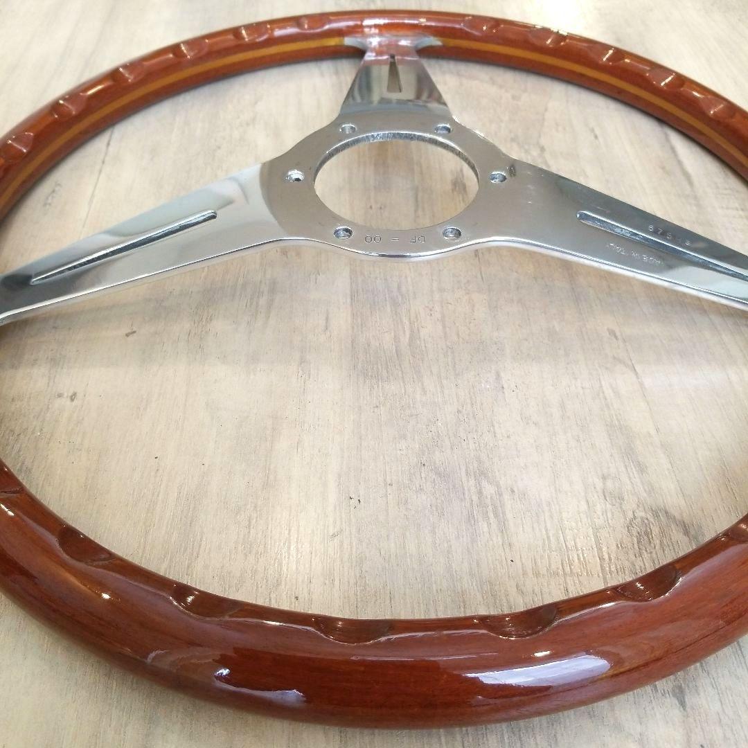 NARDI★ナルディクラシックウッドポリッシュステアリング/【当時物】37Φ