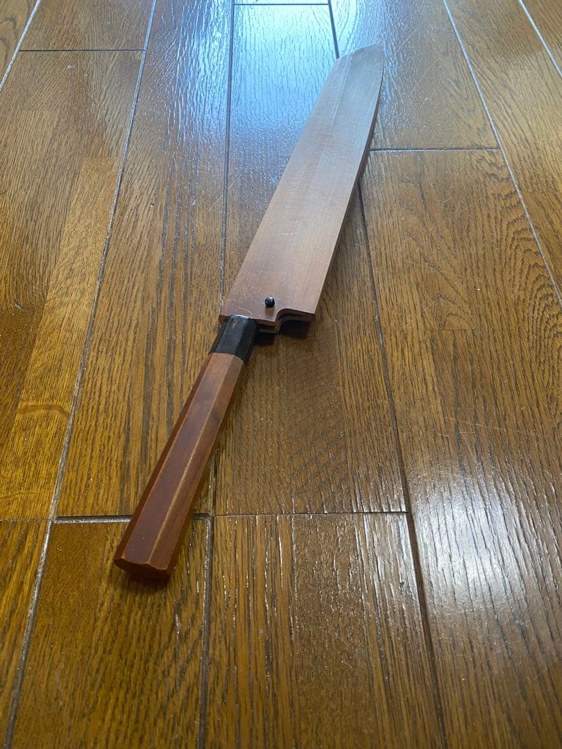 本焼 真改作 切付包丁 尺