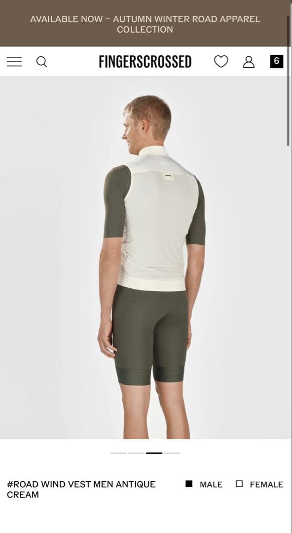 【新品】未使用品！FINGERS CROSSED ジレ ホワイト S 公式完売