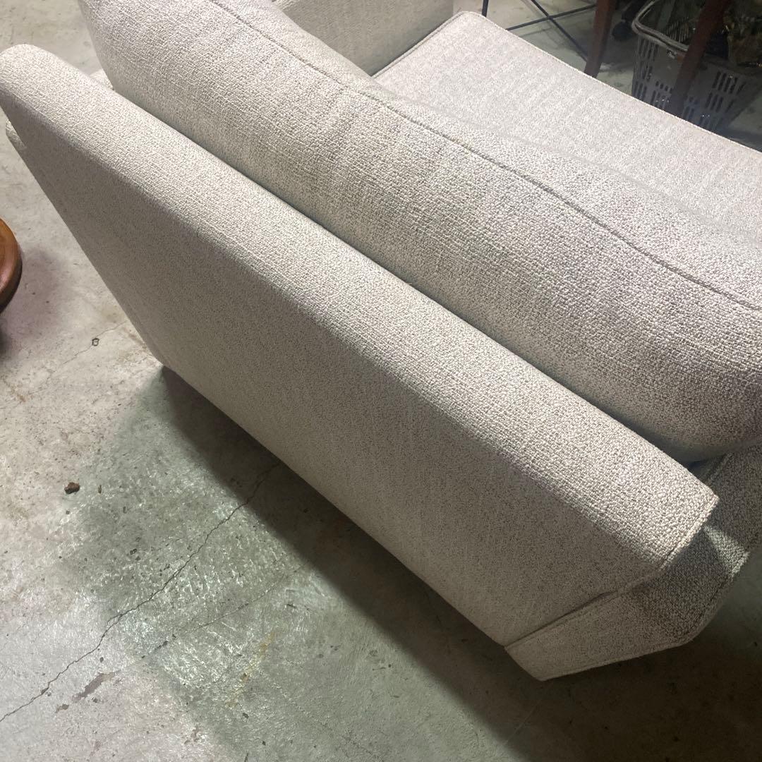 美品！特注　横浜ダニエル　北欧 グレー 1P 1人掛け ソファ　Daniel