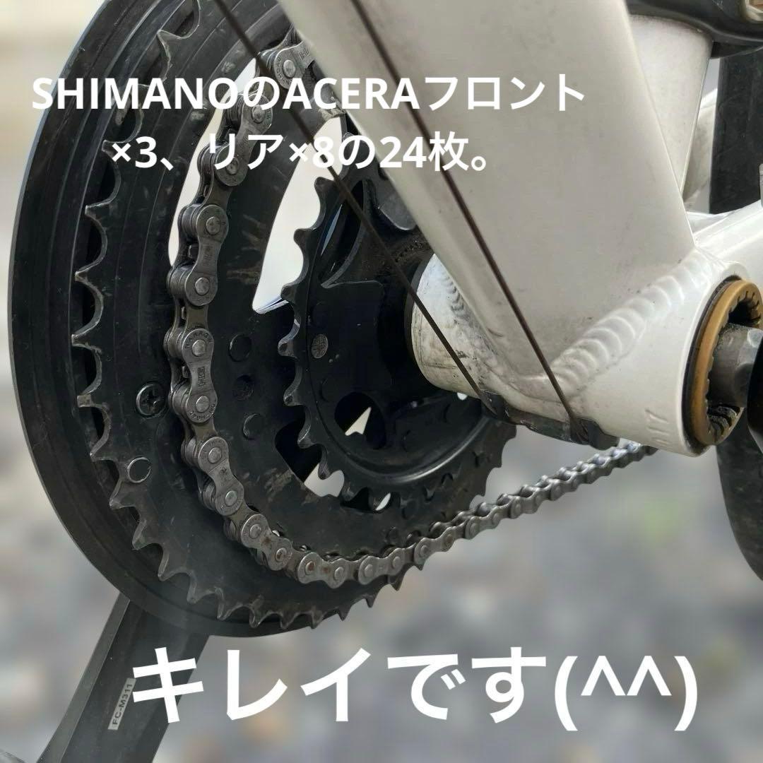 GT TACHYON 4.0 クロスバイク【アルミ】 Mサイズ白　送料込みです♫